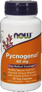 Pycnogenol (50 Vcaps 60 mg) NOW Foods